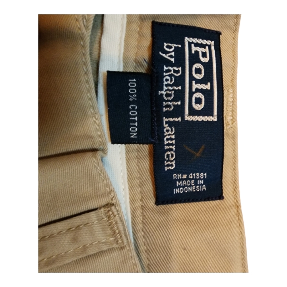 Polo Ralph Lauren Mens Flat Front Chino Shorts Sz.36 Pre-owned - Picture 3 of 4